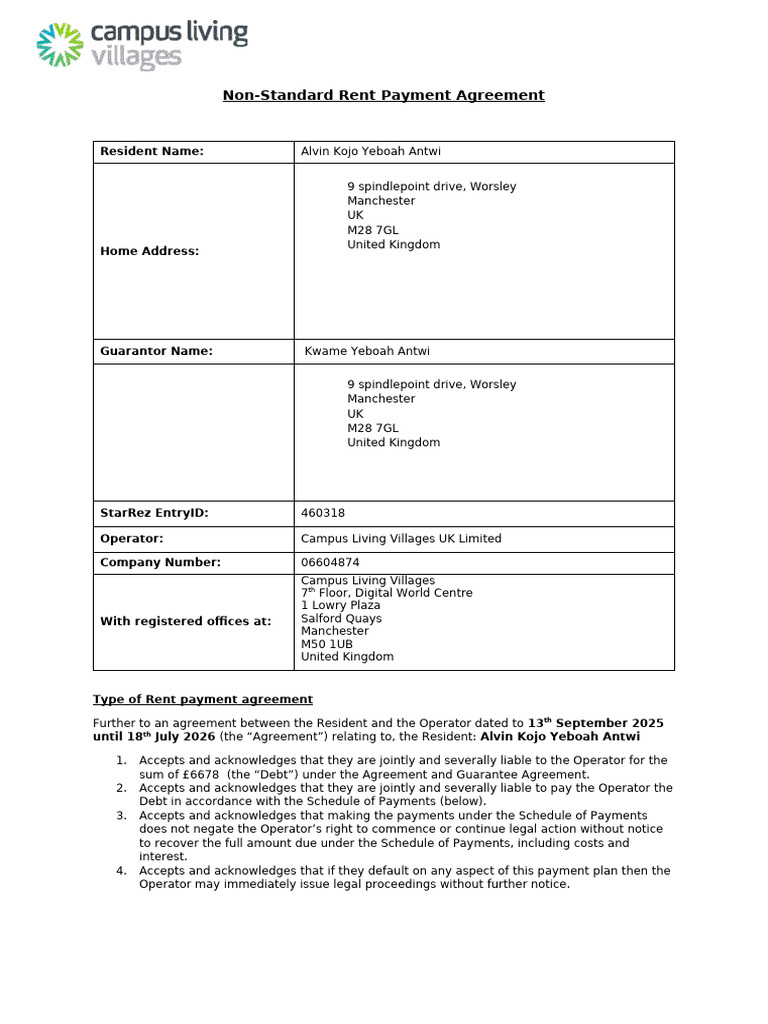 Rpa e06 a 16 10 25 Copy | PDF | Payments | Debt