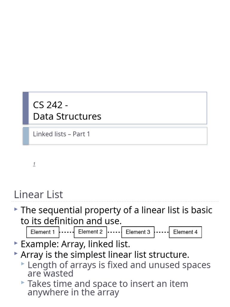 3- Linked List (Part1) - Tagged | PDF | Queue (Abstract Data Type ...