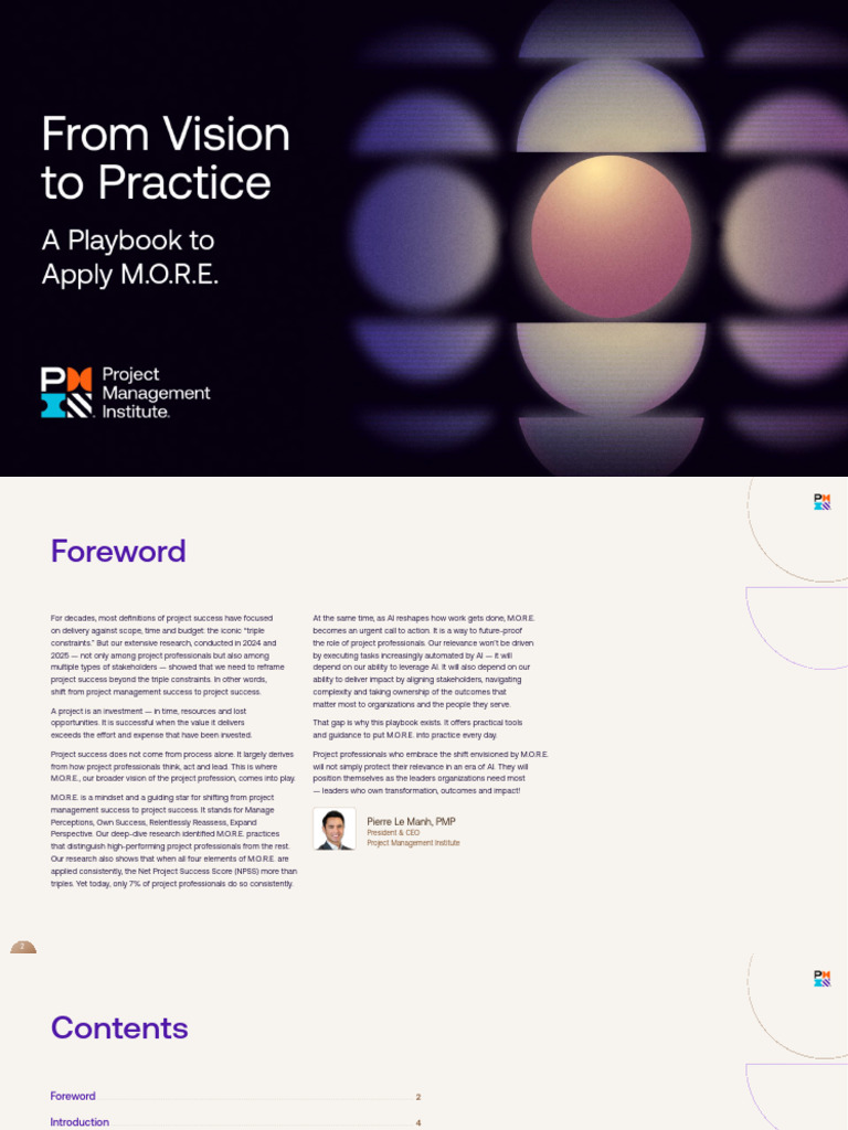 More Playbook PDF | PDF | Performance Indicator | Project Management