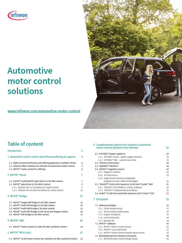 Infineon Automotive Low Voltage Motor Control Solutions 2021 ...