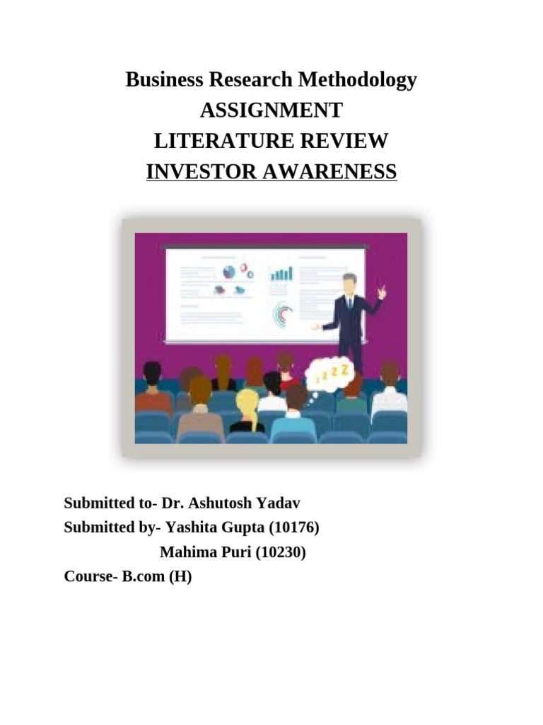 Literature Review Assignment | PDF | Cognition