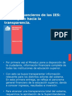Informe Mineduc Estados Financieros de Las IES
