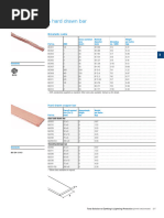 Earth Bar Specifications and Sizes | PDF | Length | Electricity