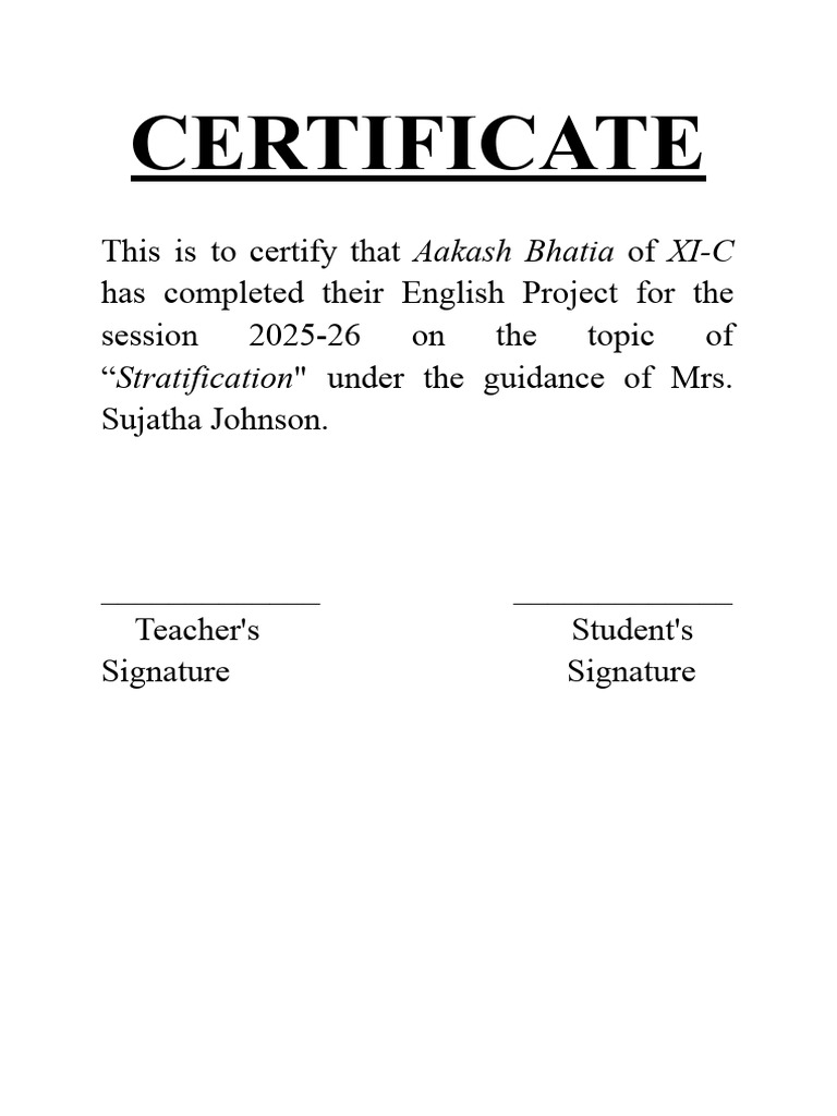 Certificate | PDF