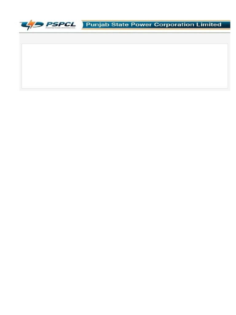 Pspcl Receipt for Pspclje316217462 Txnid Sbi2604275599729 | PDF