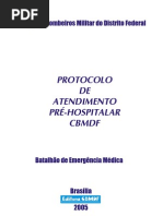 PROTOCOLO DE ATENDIMENTO PRÉ-HOSPITALAR CBMDF