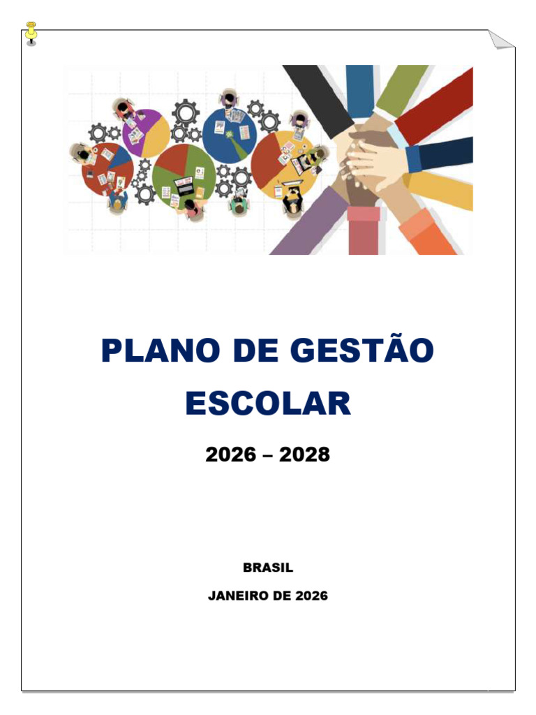 Plano de Gestão Escolar 2026 | PDF | Pedagogia | Aprendizado