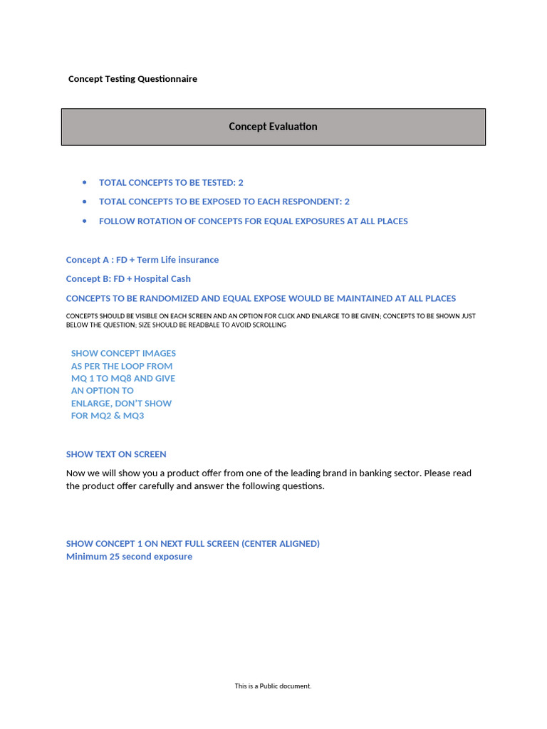 Sequential Monadic Concept Testing QNR | PDF