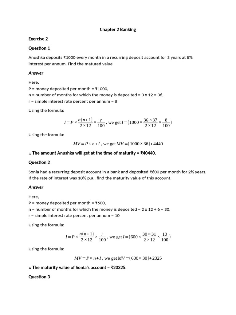 Chapter 2 Banking | PDF | Interest | Private Sector