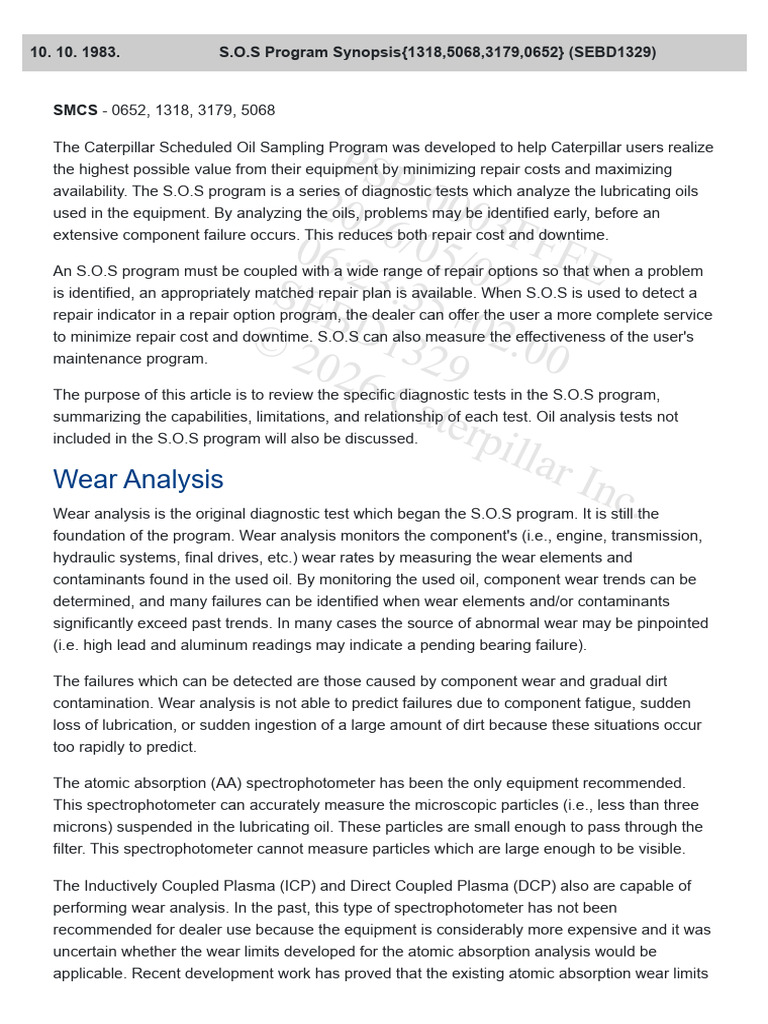 Oil Analysis 2 | PDF