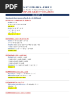A-Level Pure Mathematics 2 Solutions | PDF