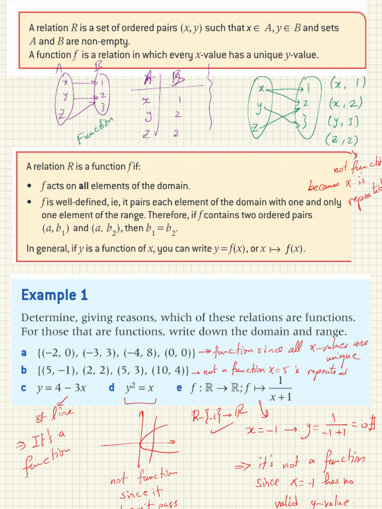 2.1 Functional Relationship mathematics | PDF
