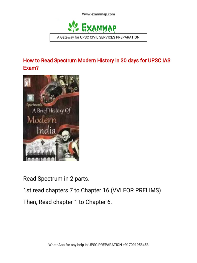 How to Read Spectrum for UPSC | PDF | Chess Theory | Chess Openings