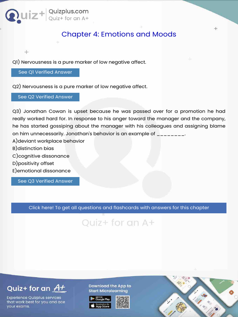 Nervousness is a Pure Marker of Low Negative Affect | PDF | Affect ...