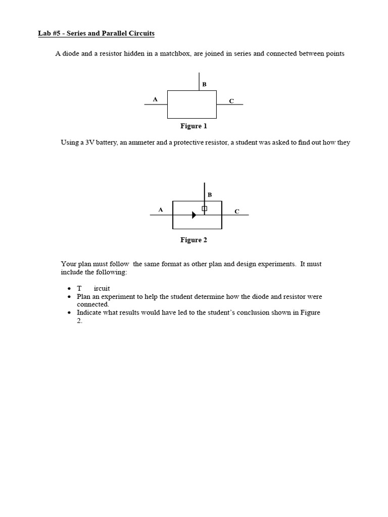 Plan and Design - Series and Parallel Circuits | PDF