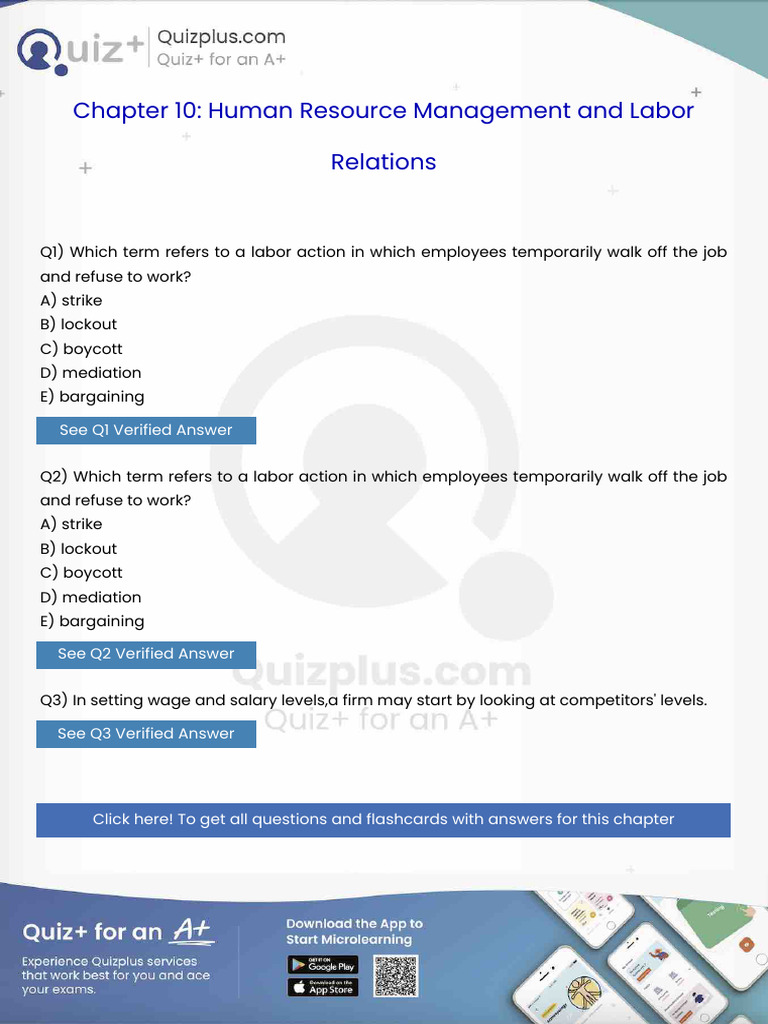 Which Term Refers to a Labor Action in Which Employees Temporarily Walk ...