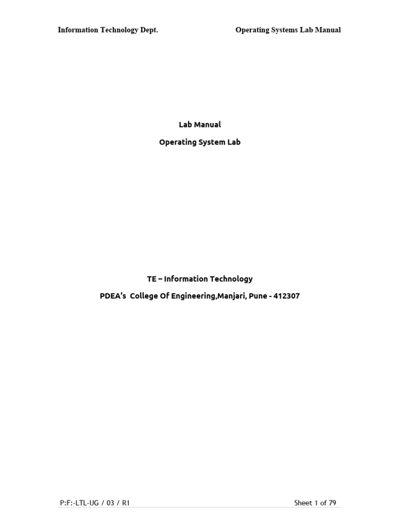 OSL 2019 Lab Manual | PDF | Scheduling (Computing) | Parameter ...