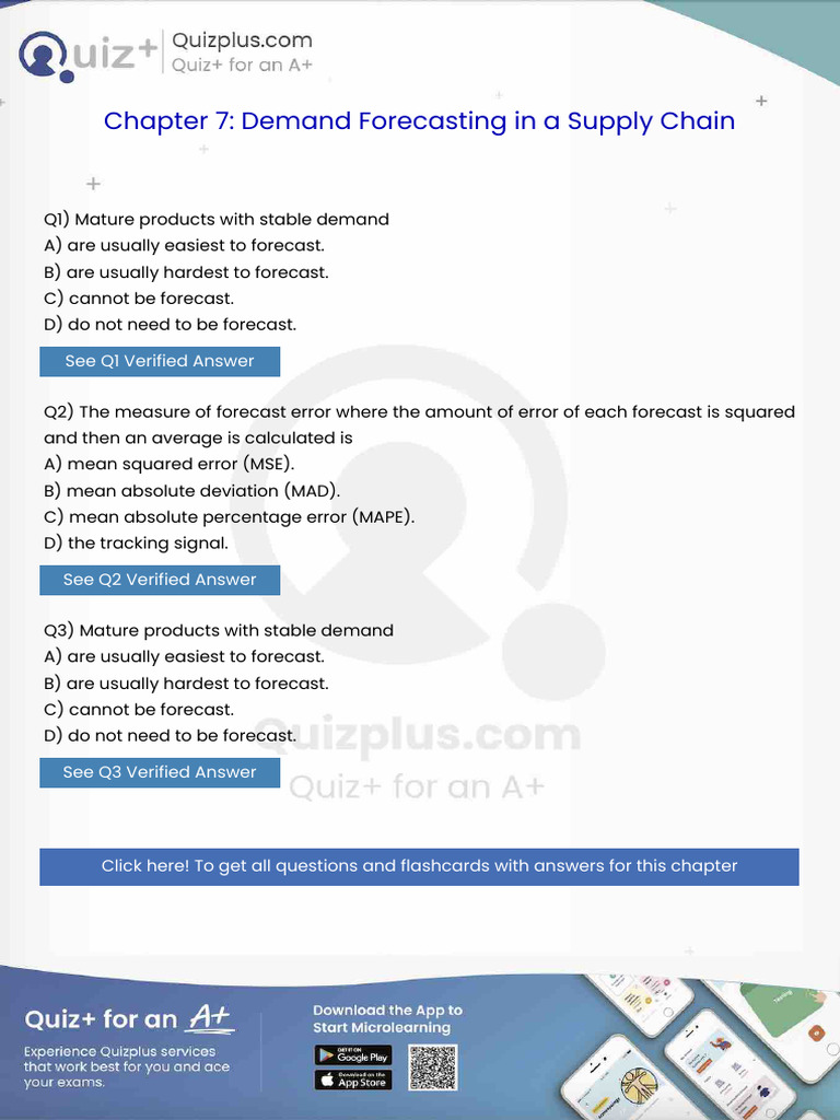 Mature Products With Stable Demand | PDF | Supply Chain | Inventory
