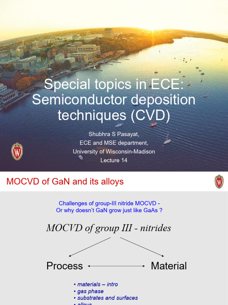 Lecture 14 | PDF | Gallium Arsenide | Applied And Interdisciplinary Physics