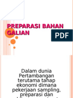 Preparasi Bahan Galian