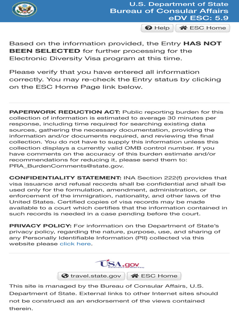 Entrant Status Check Web Site | PDF
