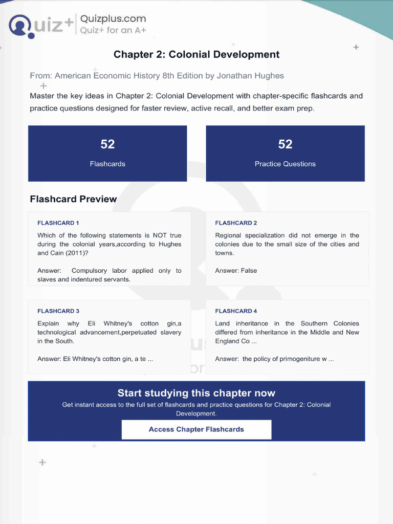 Flashcards for Chapter 2 Colonial Development | PDF