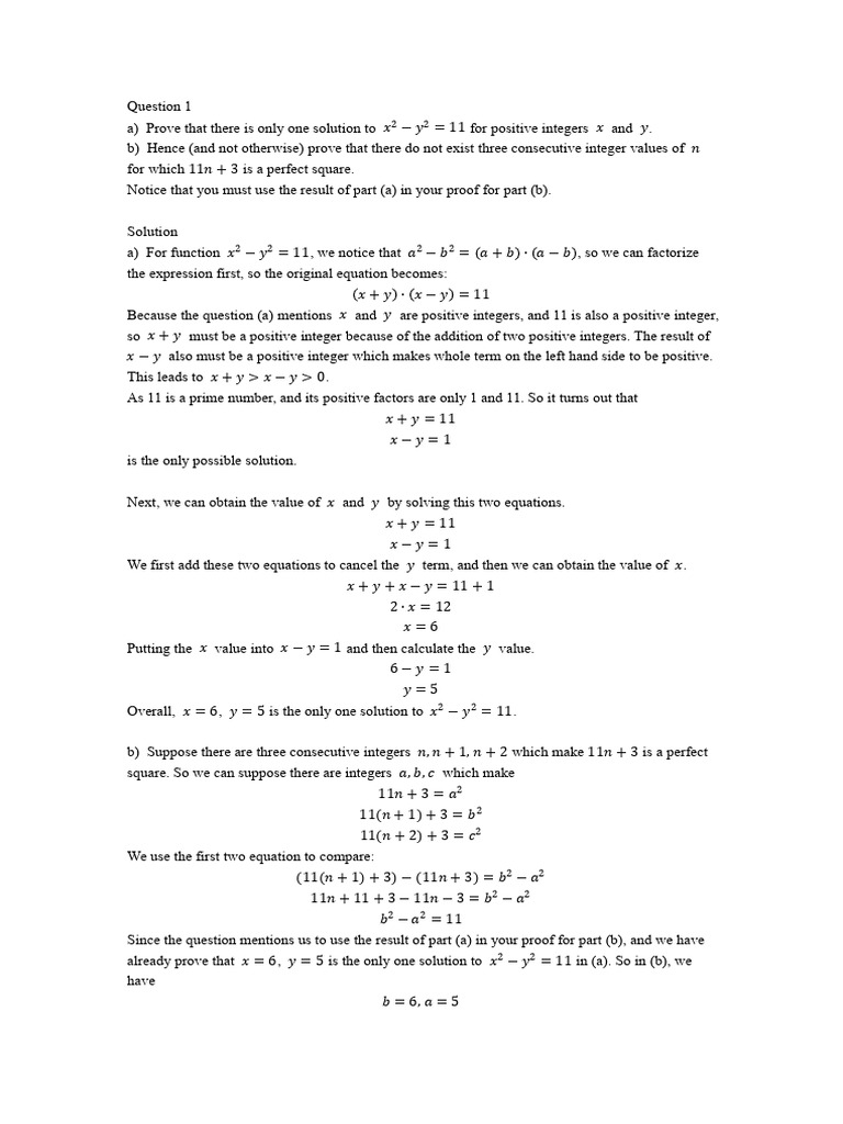 MATH1081 Assessment (2) | PDF | Inequality (Mathematics) | Algebra
