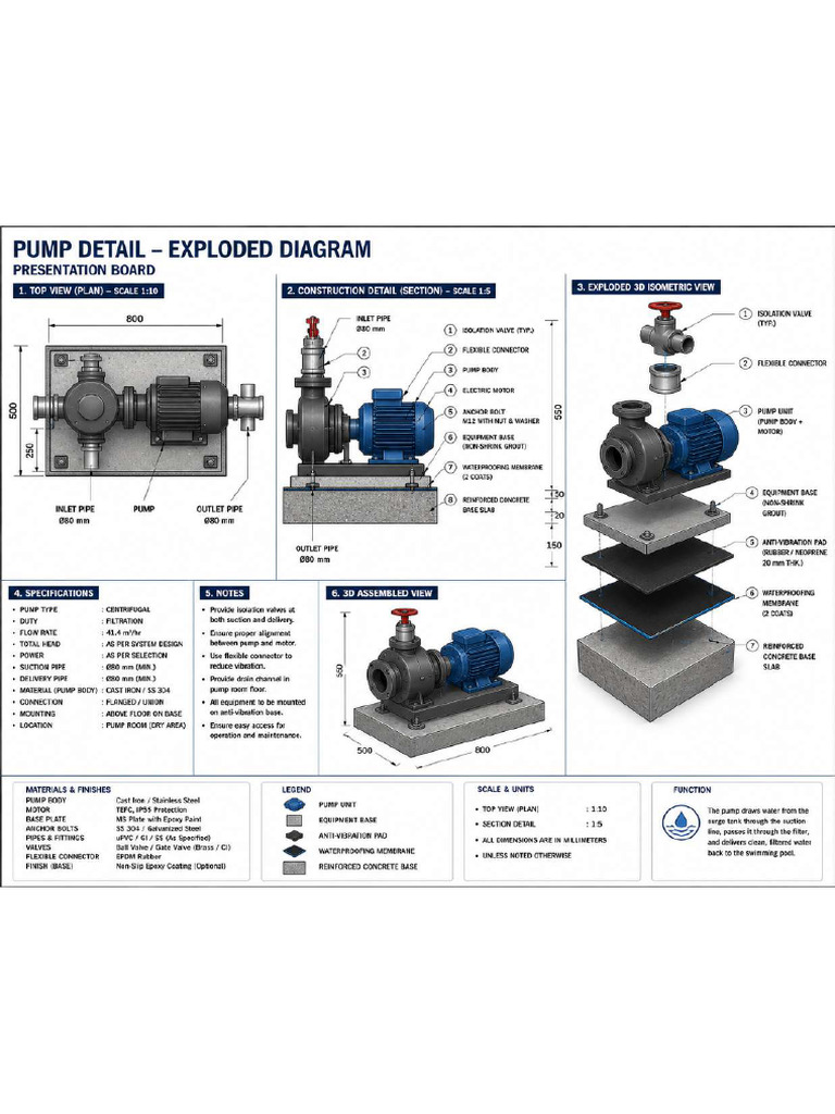 Swimming Pool Pump Details | PDF