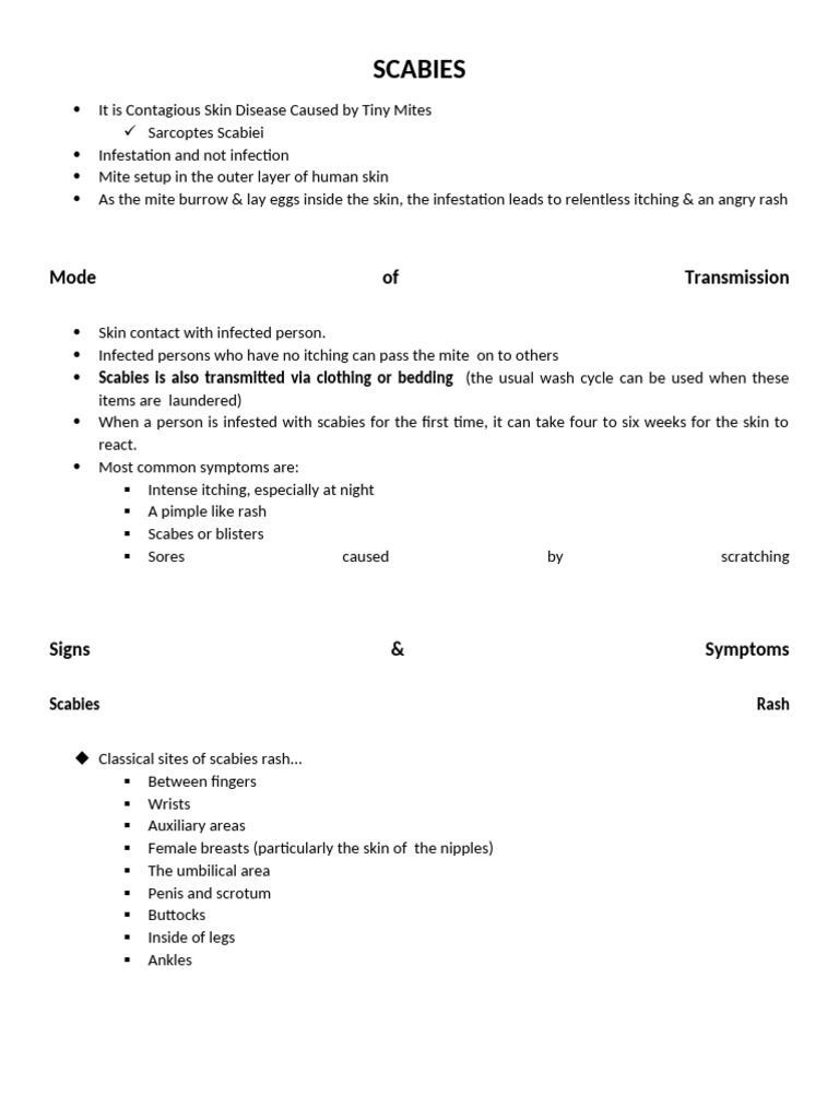 SCABIES | PDF