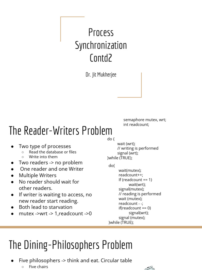 Process Synchronization Contd2 | PDF | Computer Programming ...