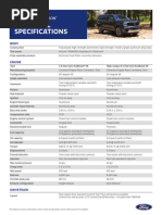 All-New 2024 Ford Ranger Technical Specifications | PDF ...