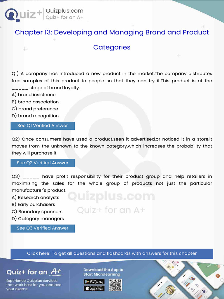 A Company Has Introduced a New Product in the Marketthe Company ...