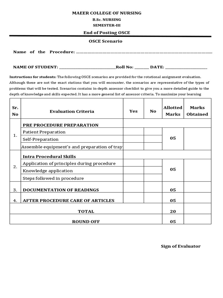 OSCE | PDF