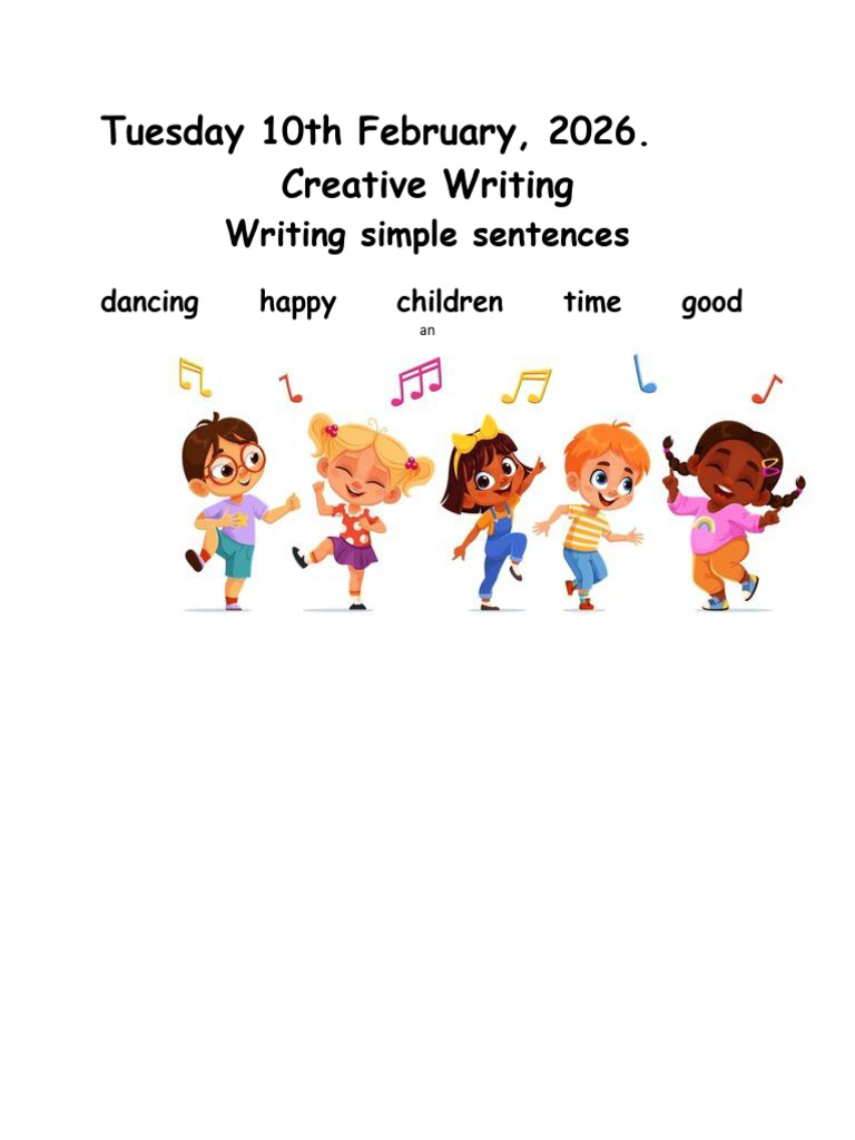 Tuesday 10th February 2026 Creative Writing | PDF