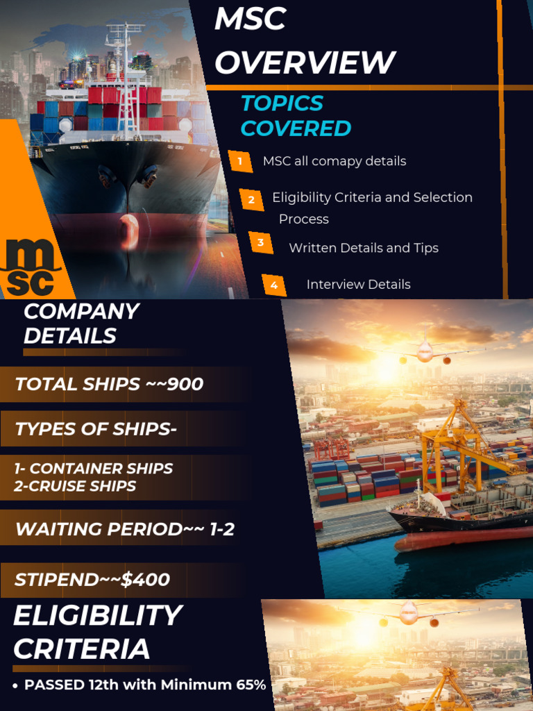 MSC All Details | PDF