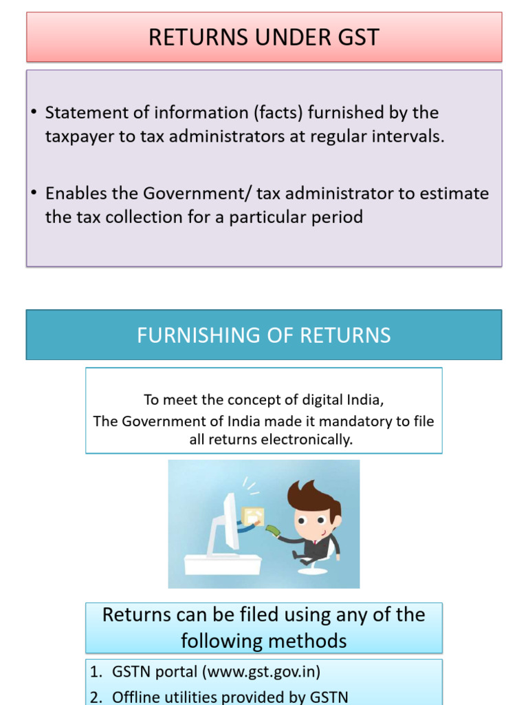 RETURNS UNDER GST | PDF | Economies | Public Finance