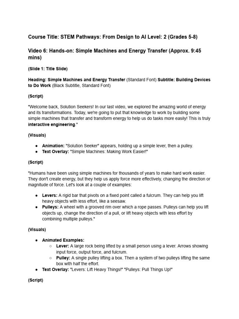 Stem Pathways | PDF | Lever | Machines