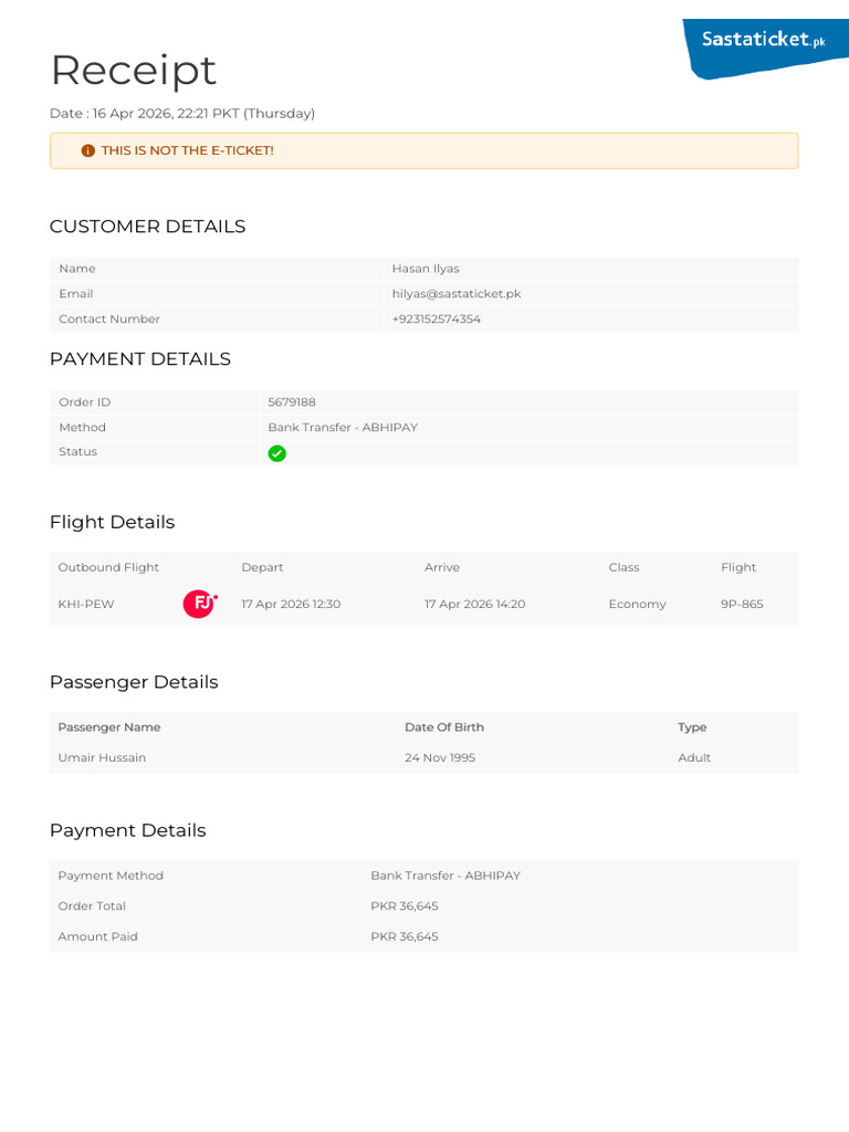 Payment Confirmation v2 9a3027288fff4bdeafc8662c58b1b899 | PDF