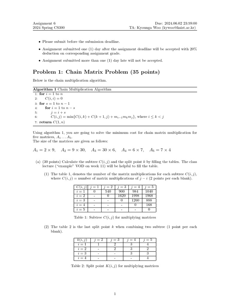 CS300 Assignment6 Solution | PDF | Mathematics | Applied Mathematics