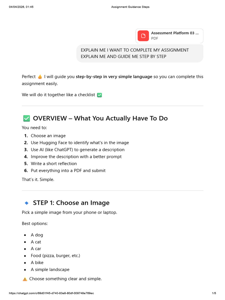 Assignment Guidance Steps ANSWER HOW to DO | PDF | Cognitive Science ...