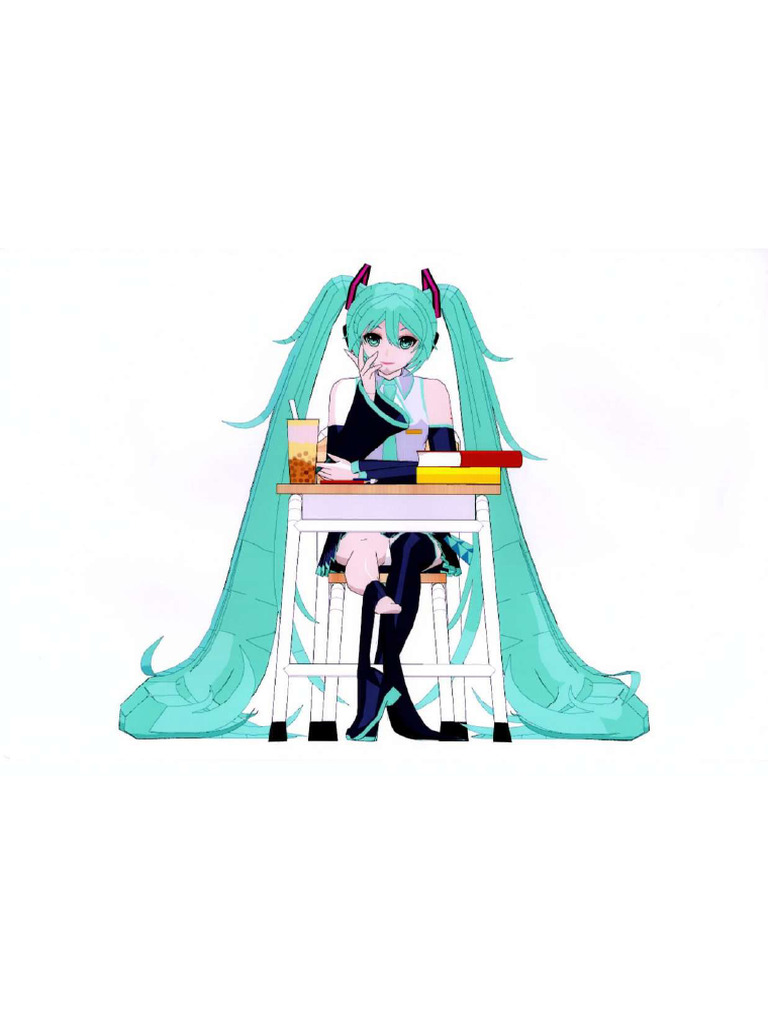 Back to School Classroom Miku Papercraft | PDF