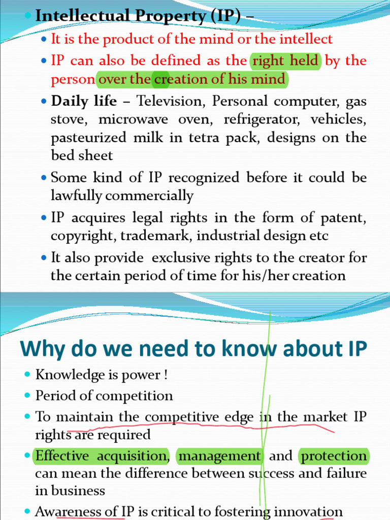 IPR Introution and Types | PDF | Patent Application | Patent
