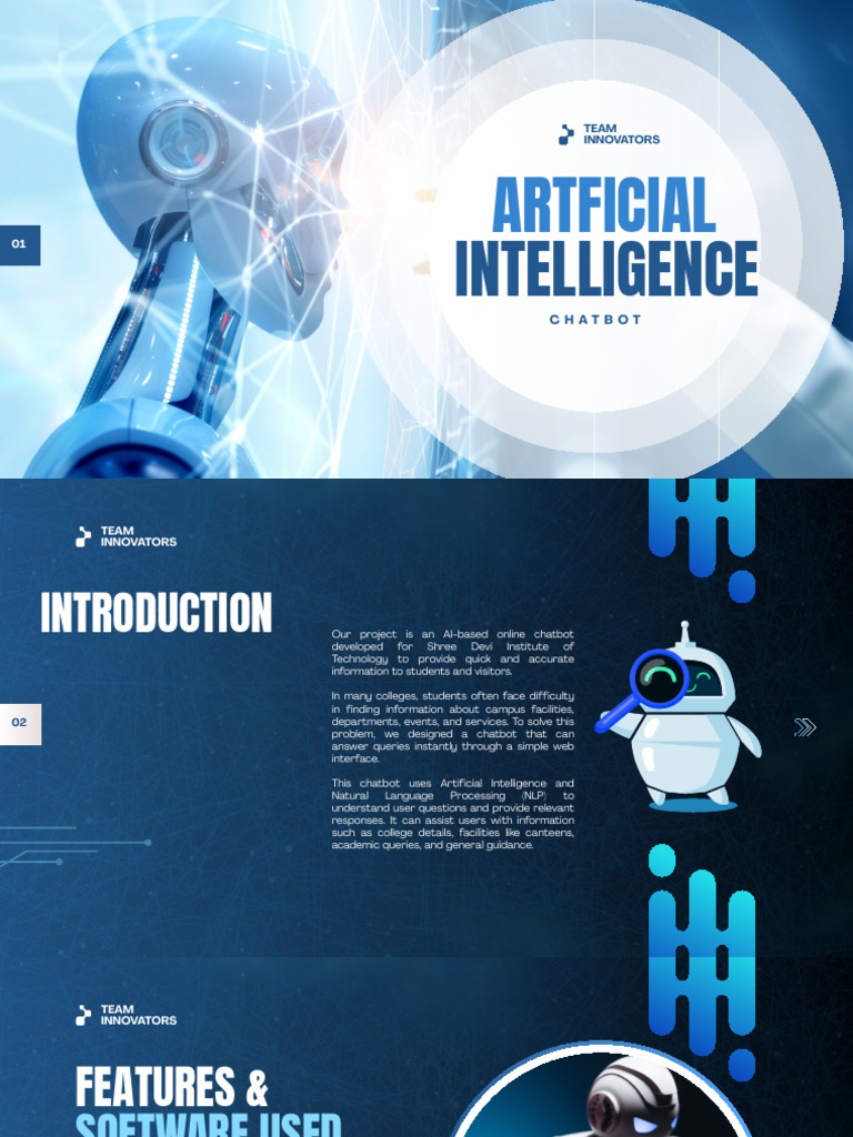 Blue Green Modern Artificial Intelligence Presentation | PDF ...