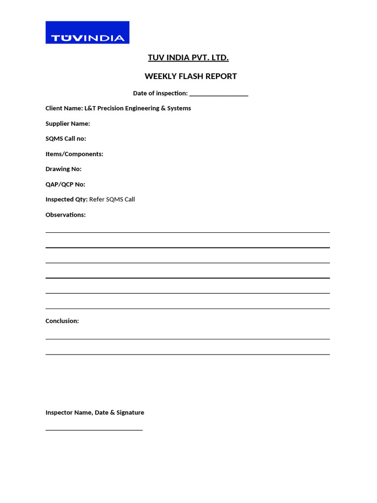Flash Report | PDF