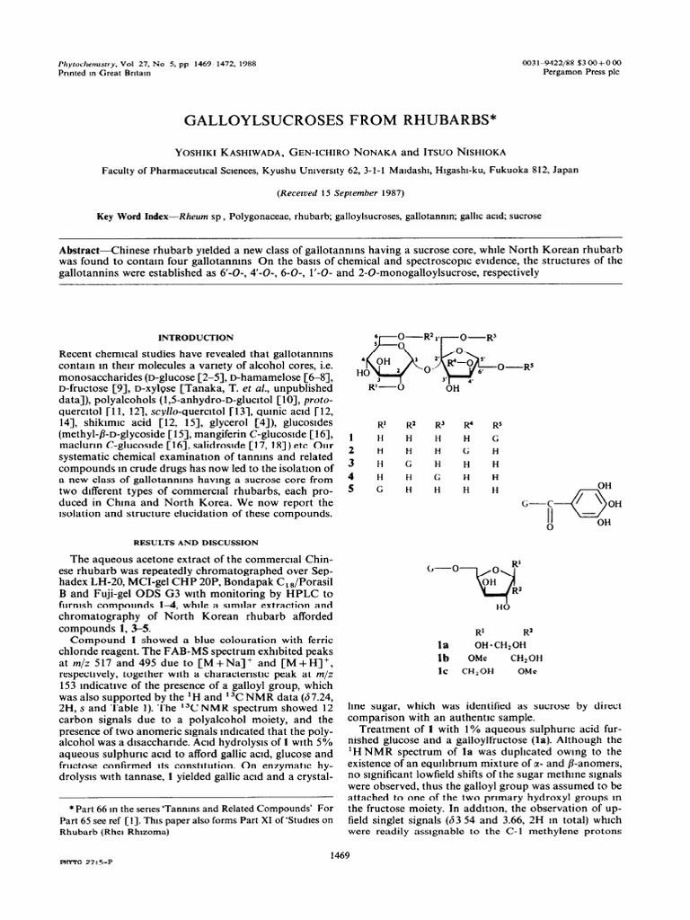 10.1016@0031-9422(88)80217-6 | PDF | Proton Nuclear Magnetic Resonance ...