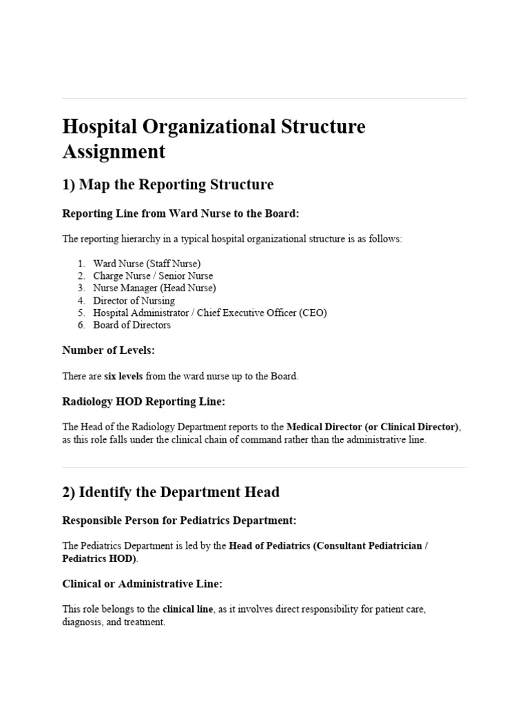 Hospital Management | PDF