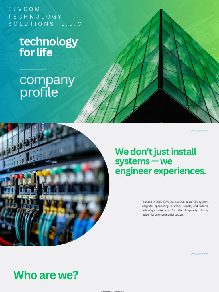 Blue Modern Company Profile Presentation | PDF | Sustainability ...