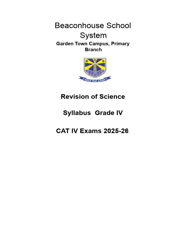 Revision Booklet CAT 4 With Answers | PDF | Tooth | Liquids