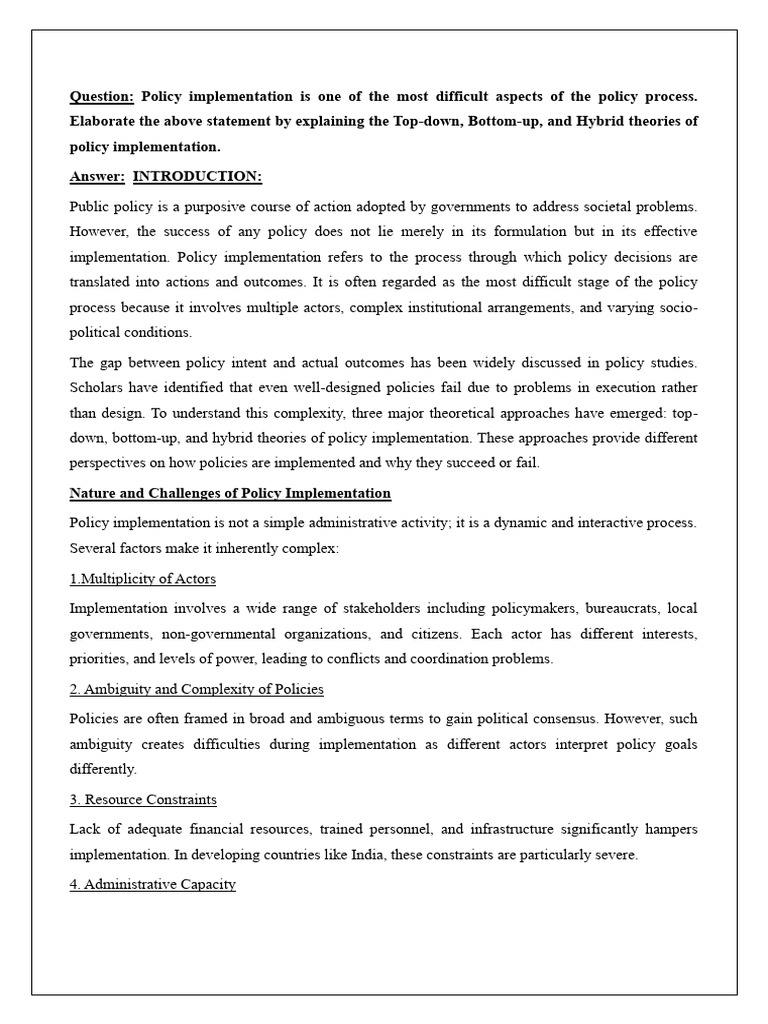 Policy | PDF | Policy | Governance