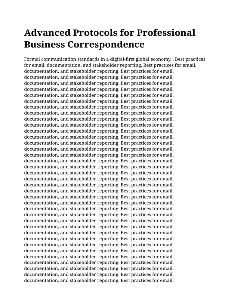 Advanced Business Communication Protocols | PDF